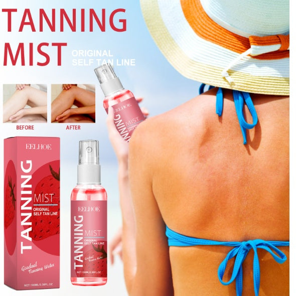 EELHOE Strawberry Tanning Mist Stay On Sun,