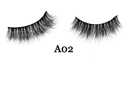 Handmade 3D Mink Full Strip False Eyelashes