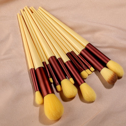 Holly Leaf Makeup Brushes Suit Soft Hair