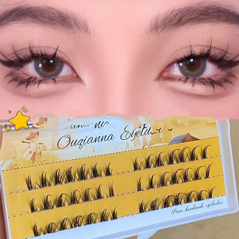 Clear Transparent Crystal False Eyelashes