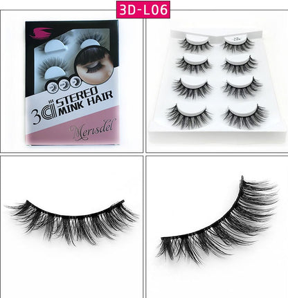 3D false eyelashes