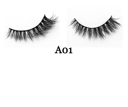 Handmade 3D Mink Full Strip False Eyelashes