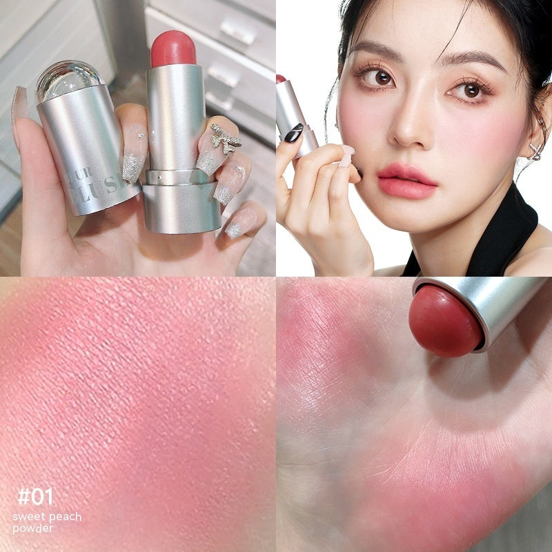 Touch Color Mist Silver Tube Blush Stick Lips And Cheeks