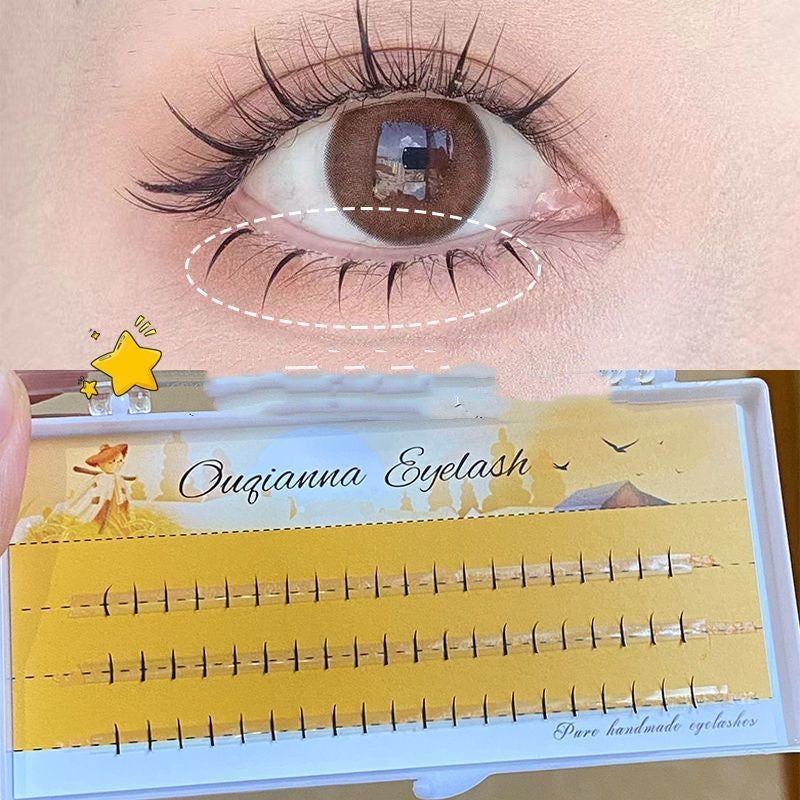 Clear Transparent Crystal False Eyelashes