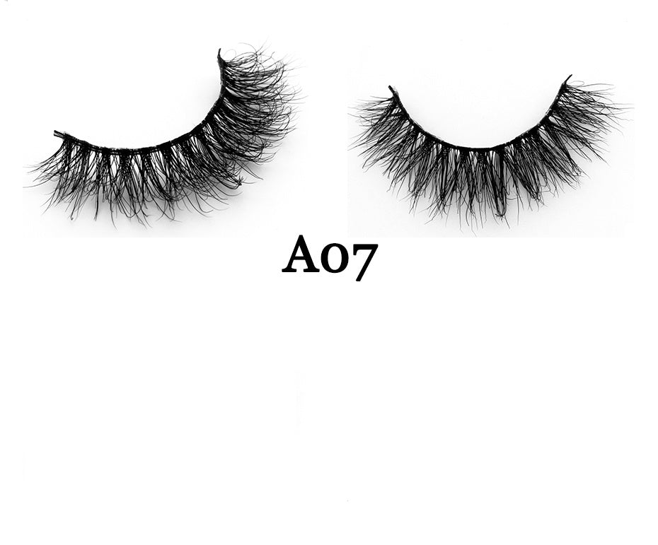 Handmade 3D Mink Full Strip False Eyelashes