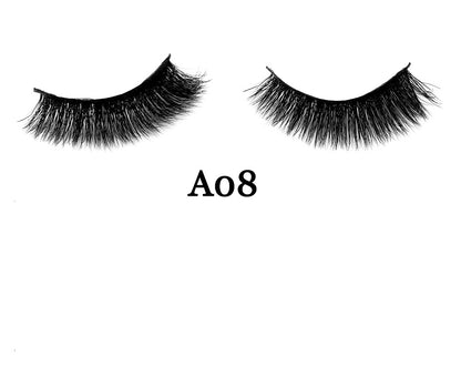 Handmade 3D Mink Full Strip False Eyelashes