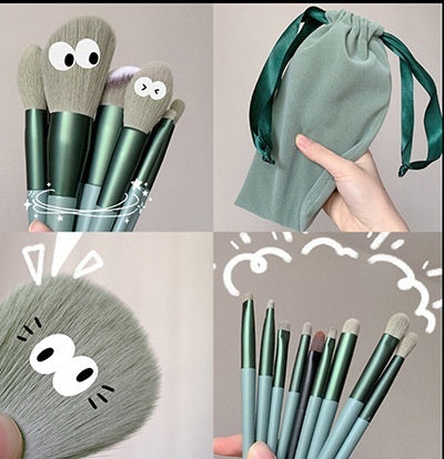 Holly Leaf Makeup Brushes Suit Soft Hair