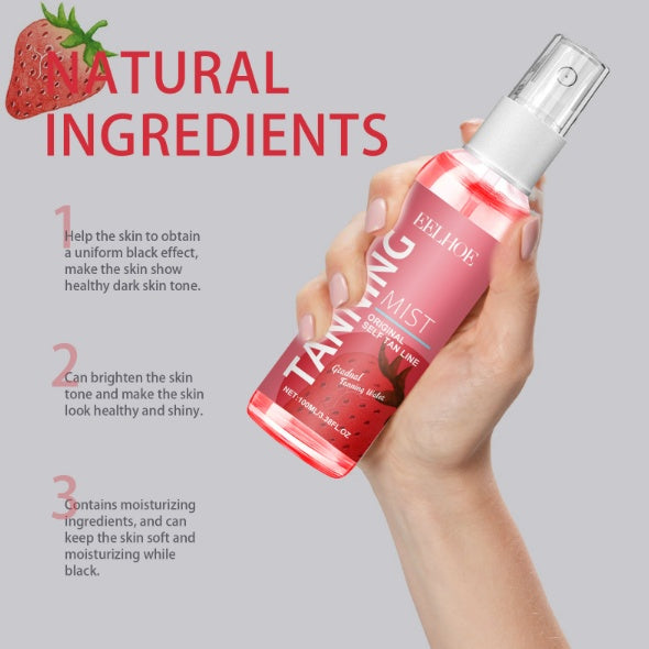 EELHOE Strawberry Tanning Mist Stay On Sun,