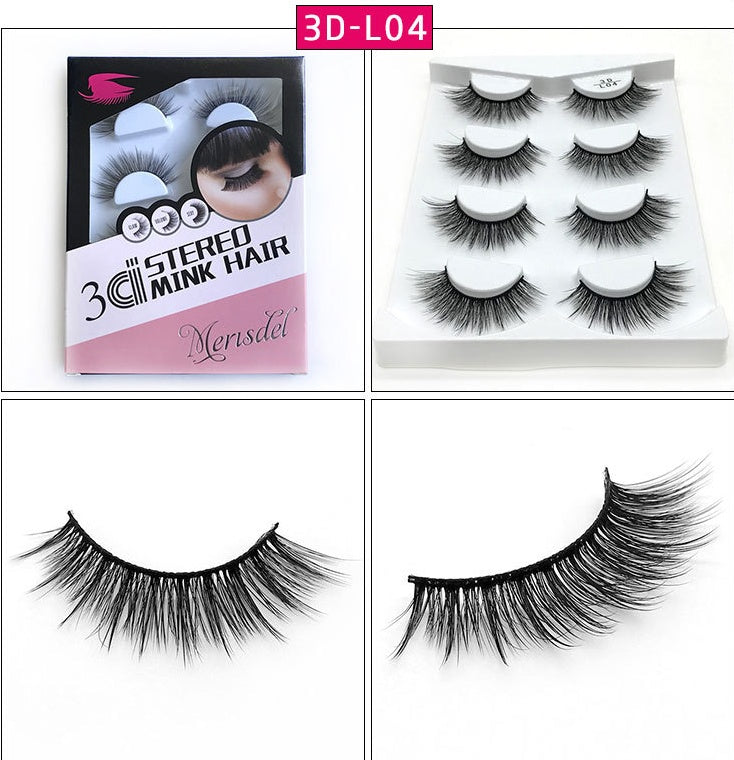 3D false eyelashes