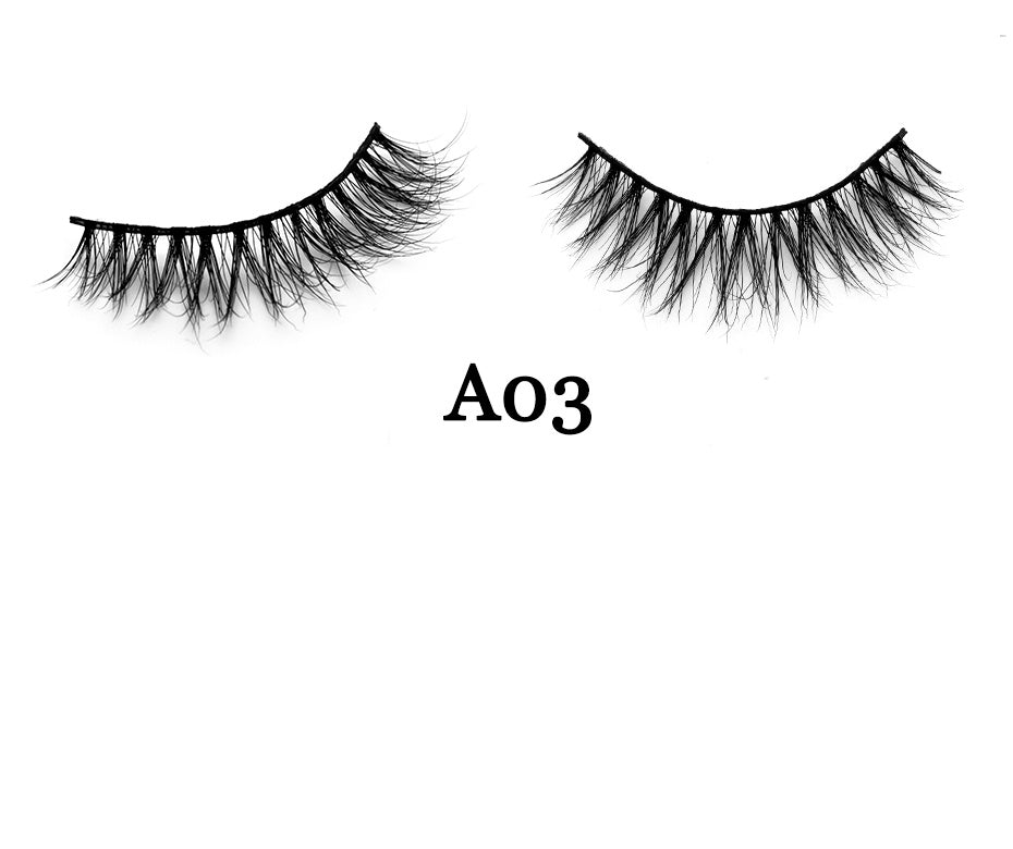 Handmade 3D Mink Full Strip False Eyelashes