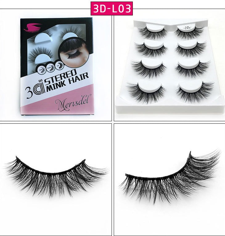 3D false eyelashes