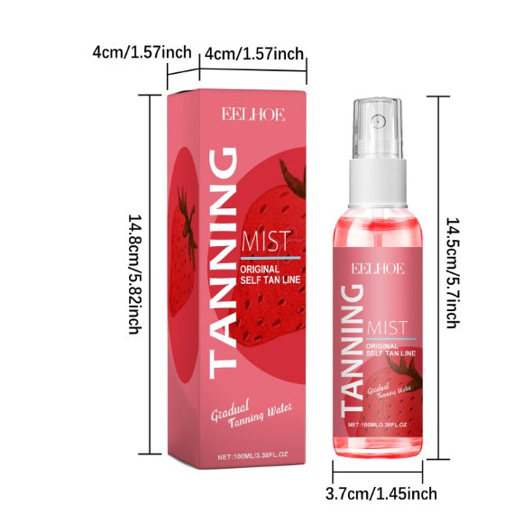 EELHOE Strawberry Tanning Mist Stay On Sun,