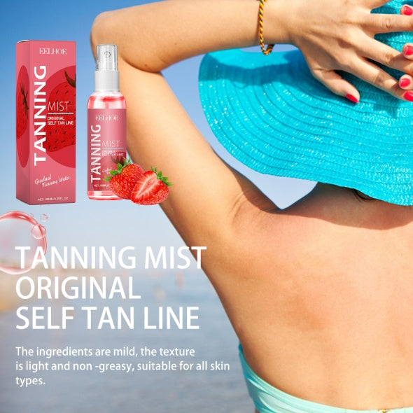 EELHOE Strawberry Tanning Mist Stay On Sun,